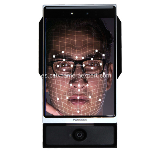 Escáner de temperatura de muñeca infrarroja de reconocimiento facial Rostro vivo